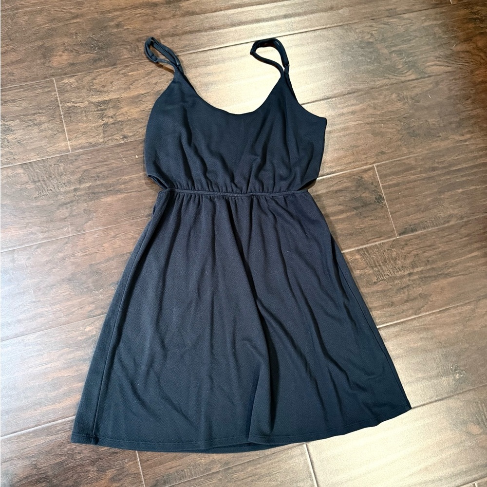 Volcom Black Sleeveless Dress, with side Cutouts